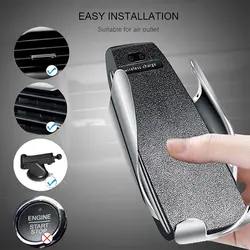 پایه نگهدارنده و شارژر بی سیم گوشی موبایل مدل S5