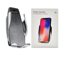 پایه نگهدارنده و شارژر بی سیم گوشی موبایل مدل S5