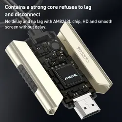 کابل 3سر لایتنینگ،تایپسی،میکرو به HDMI یسیدو 4k YESIDO HM14 طول 2 متر