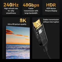 کابل HDMI به HDMI یسیدو YESIDO HM11 کیفیت 8K 1.8M
