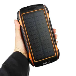 پاوربانک خورشیدی فست شارژ نیتو NITU NPB03 QC+PD ظرفیت 20000 میلی آمپر ساعت