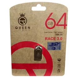 فلش کوئین مدل RACE ظرفیت 64 گیگ QUEEN-RACE