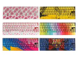 برچسب حروف فارسی کیبورد طرح فانتزی