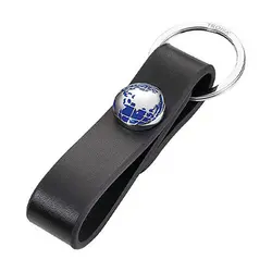 جاکلیدی چرمی ترویکا مدل ورلدمپ