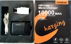 شارژر همراه آرسون مدل AN-T52 ظرفیت 10000 میلی آمپر ساعت