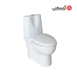 توالت فرنگی بیده دار چینی کرد مدل طاووس