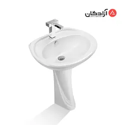 روشویی پایه دار مروارید مدل مرجان 60