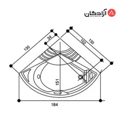 وان جکوزی سای تک مدل هریس