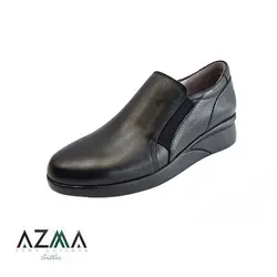 کفش چرمی زنانه کد 477