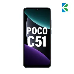 گوشی شیائومی Poco C51 با ظرفیت 64/4GB دو سیم کارت (پک و رام گلوبال)