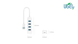 هاب 4 پورت USB 3.0 شیائومی مدل XMFXQ01QM