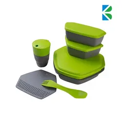 ست ظروف مسافرتی Crivit