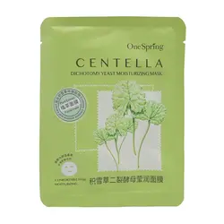 ماسک ورقه ای صورت OneSpring حاوی گیاه سنتلا وزن 25 گرم