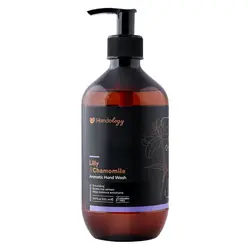 مایع دستشویی آروما تراپی با رایحه زنبق بنفش و بانونه هندولوژی 500 میل