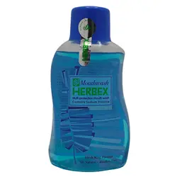 دهانشویه همه کاره حاوی عرقیجات گیاهی  هربکس 300 میلی لیتر
