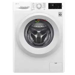 ماشین لباسشویی 8 کیلویی ال جی مدل 2J5 | فروشگاه بانه نما لباسشویی F2J5TNP3W