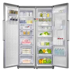 یخچال دو قلو 40 فوت سامسونگ مدل RR35-RZ28 | فروشگاه بانه نما | یخچال RR35-RZ28