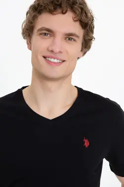 خرید تیشرت یقه هفت مردانه یو اس پولو کد 236008 | بانی استایل