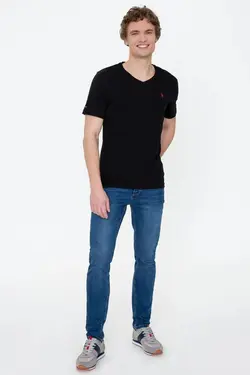 خرید تیشرت یقه هفت مردانه یو اس پولو کد 236008 | بانی استایل