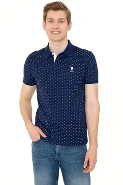 خرید پولوشرت طرح دار مردانه یو اس پولو کد 234362 | بانی استایل