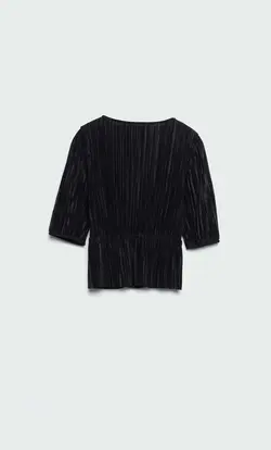 خرید بلوز پلیسه زنانه استرادیواریوس کد 231657 | بانی استایل