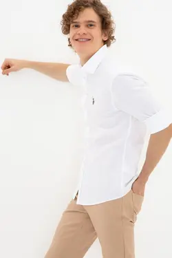 خرید پیراهن آستین بلند مردانه یو اس پولو کد 229754 | بانی استایل