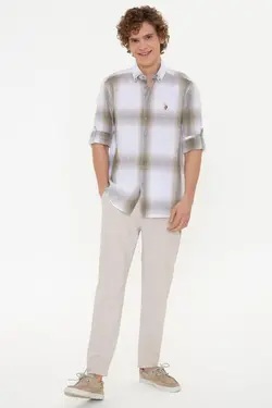 خرید پیراهن آستین بلند مردانه یو اس پولو کد 229753 | بانی استایل