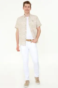 خرید پیراهن آستین کوتاه مردانه یو اس پولو کد 229744 | بانی استایل