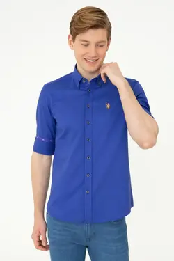 خرید پیراهن آستین بلند مردانه یو اس پولو کد 229735 | بانی استایل