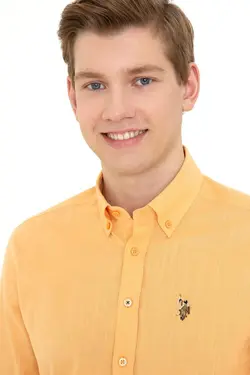 خرید پیراهن آستین بلند مردانه یو اس پولو کد 229716 | بانی استایل