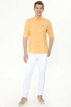 خرید پیراهن آستین بلند مردانه یو اس پولو کد 229716 | بانی استایل