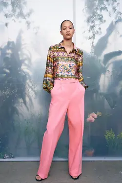 خرید بلوز ساتن طرح دار زنانه زارا کد 227277 | بانی استایل