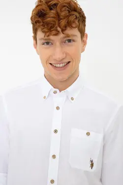 خرید پیراهن آستین بلند مردانه یو اس پولو کد 228537 | بانی استایل