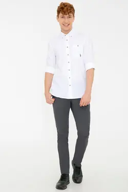 خرید پیراهن آستین بلند مردانه یو اس پولو کد 228537 | بانی استایل