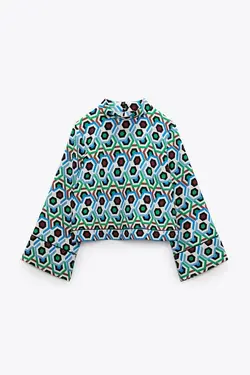 خرید بلوز طرح دار زنانه زارا کد 227863 | بانی استایل