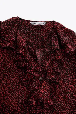 خرید بلوز طرح دار زنانه زارا کد 227231 | بانی استایل