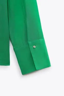 خرید بلوز یقه پاپیونی زنانه زارا کد 227236 | بانی استایل