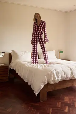 خرید بلوز طرح دار زنانه زارا کد 227037 | بانی استایل