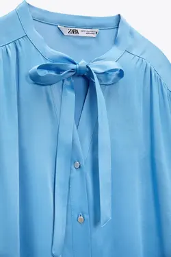 خرید بلوز ساتن زنانه زارا کد 227852 | بانی استایل