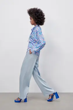 خرید بلوز گل دار زنانه زارا کد 227851 | بانی استایل