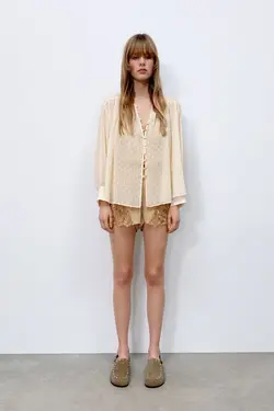 خرید بلوز توری زنانه زارا کد 226193 | بانی استایل