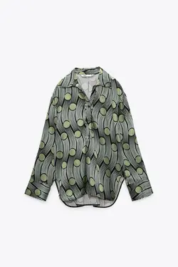 خرید بلوز طرح دار زنانه زارا کد 226196 | بانی استایل