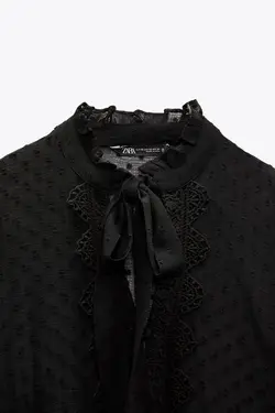 خرید بلوز مجلسی زنانه زارا کد 225714 | بانی استایل