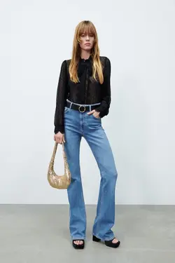 خرید بلوز مجلسی زنانه زارا کد 225714 | بانی استایل