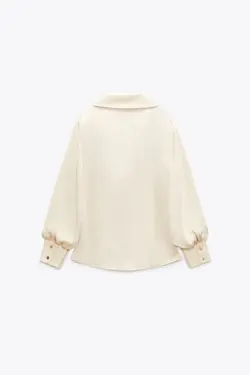 خرید بلوز ساتن زنانه زارا کد 225710 | بانی استایل