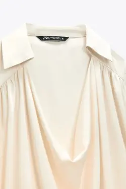 خرید بلوز ساتن زنانه زارا کد 225710 | بانی استایل