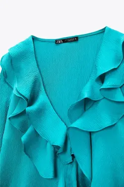 خرید بلوز مجلسی زنانه زارا کد 227832 | بانی استایل