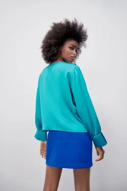 خرید بلوز مجلسی زنانه زارا کد 227832 | بانی استایل