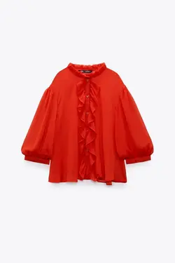 خرید بلوز مجلسی زنانه زارا کد 227286 | بانی استایل