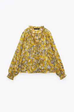 خرید بلوز گلدار زنانه زارا کد 225687 | بانی استایل